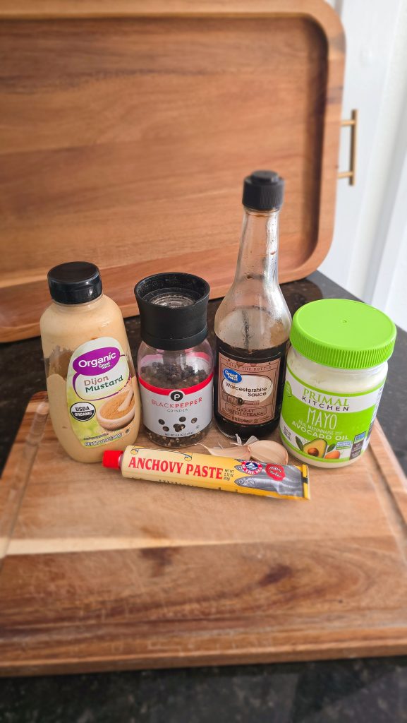 Caesar dressing ingredients